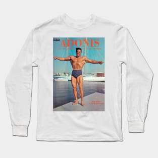 ADONIS - Vintage Physique Muscle Male Model Magazine Cover Long Sleeve T-Shirt